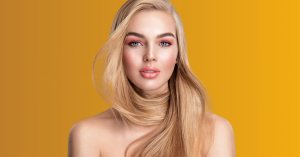آموزش بوتاکس مو در اصفهان 8 Dark Yellow Vibrant Modern Hair Salon Flyer Facebook Shops Ad 1