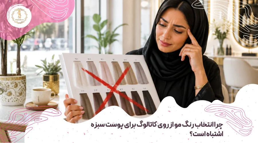 بهترین رنگ مو برای پوست سبزه 1 بزرگترین اشتباه افراد با پوست سبزه انتخاب رنگ موی از روی کاتالوگ است.